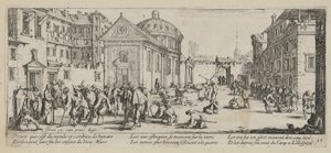 Sairaala, lehti 15 sarjasta "Sodan kauhut" tekijältä Jacques Callot