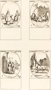 St. Albert of Sicliy, karmeliitti; St. Marinus;St. Demetrius ja seuralaiset; St. Lauren tekijältä Jacques Callot