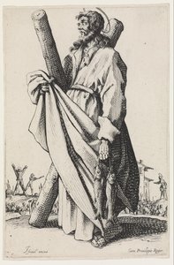 Pyhä Andreas tekijältä Jacques Callot