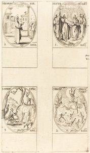 St. Benignus; Kaikkien pyhien juhla; Kuolleiden muisto; St. Hubert tekijältä Jacques Callot