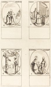 St. Emeric; St. Charles Borromeo; St. Vitalis & Agricola; Sts. Zachary & Elizabeth tekijältä Jacques Callot