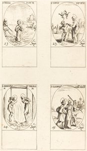 St. Thecla; St. Pellava; Pyhät Andochius ja Thyrsus; St. Kleopas tekijältä Jacques Callot