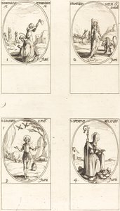 Pyhät Pamphilius ja Porfyrius; St. Blandine ja seuralaiset; St. Erasmus; St. toivonut tekijältä Jacques Callot