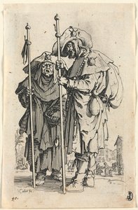 Kerjäläiset: Kaksi pyhiinvaeltajaa tekijältä Jacques Callot