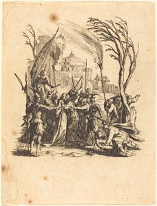 Pettäminen, c. 16241625. tekijältä Jacques Callot
