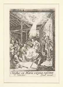 Kristuksen syntymä, ei. 7 Neitsyen elämästä tekijältä Jacques Callot