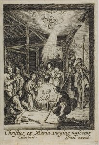 Jeesuksen syntymä, Neitsyt Marian elämästä. tekijältä Jacques Callot