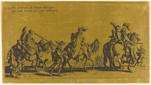 Bohemians Marching: The Vanguard, luultavasti 1700-luvulta. tekijältä Jacques Callot