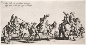 Bohemians: Bohemians Marching: The Vanguard, n. 1621-1625. tekijältä Jacques Callot