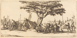 Leiri, c. 1633. tekijältä Jacques Callot