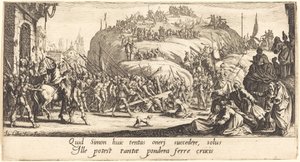 Ristin kantaminen tekijältä Jacques Callot