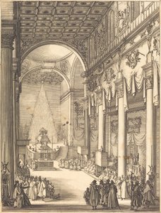 Keisari Mathiasin katafalkki tekijältä Jacques Callot