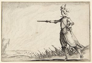 Jalkautunut komentaja tekijältä Jacques Callot
