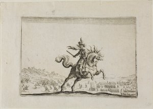 Commander on Horseback, Capricesista tekijältä Jacques Callot