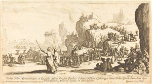 Punaisenmeren ylitys, 1629. tekijältä Jacques Callot