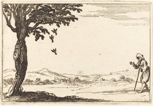 Varis ja hänen nuorensa tekijältä Jacques Callot