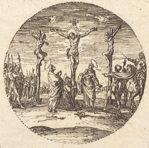 Ristiinnaulitseminen, n. 1631. tekijältä Jacques Callot