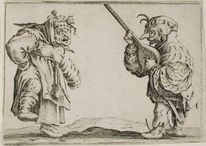 Tanssijat luutun kanssa, The Capricesista tekijältä Jacques Callot