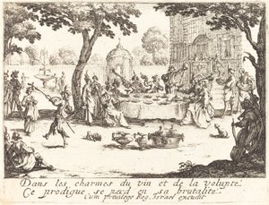 The Dissipation, 1635. tekijältä Jacques Callot