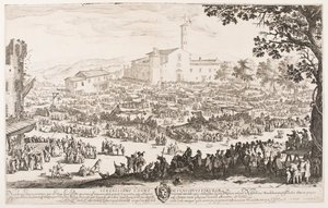L’Imprunetan markkinat tekijältä Jacques Callot