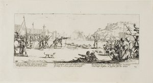 The Firing Squad, levy kaksitoista kirjasta The Miseries of War tekijältä Jacques Callot