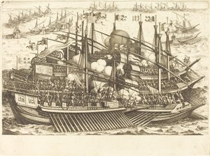 Ensimmäinen meritaistelu tekijältä Jacques Callot
