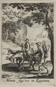 Pako Egyptiin, Neitsyt Marian elämästä. tekijältä Jacques Callot