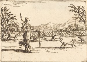 Metsästäjä. tekijältä Jacques Callot