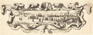 Joukkojen maihinnousu, luultavasti 16281631. tekijältä Jacques Callot