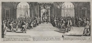 The Large Series of War: Distribution of Compensation, 1633. tekijältä Jacques Callot