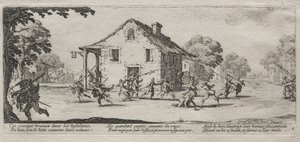 Sodan suuret kurjuudet: Marauding, 1633. tekijältä Jacques Callot