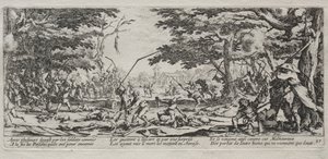 Sodan suuret kurjuudet: Talonpoikien kosto, 1633. tekijältä Jacques Callot