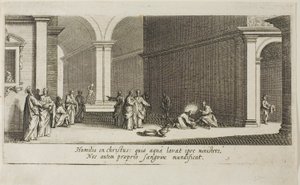 Suuri kallio erilaisista Firenzessä suunnitelluista kohtauksista tekijältä Jacques Callot