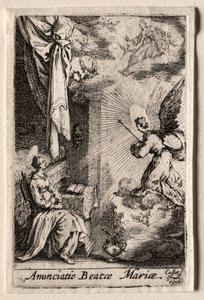 Neitsyen elämä: Ilmoitus. tekijältä Jacques Callot