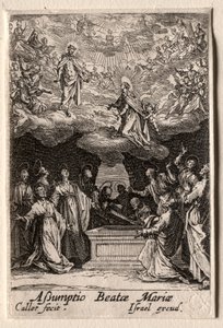 Neitsyen elämä: Neitsyen taivaaseenastuminen. tekijältä Jacques Callot