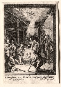 Neitsyen elämä: Syntymä. tekijältä Jacques Callot