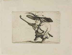 Luutusoitin, Varie Figure Gobbi tekijältä Jacques Callot