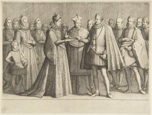 Ferdinand I:n avioliitto tekijältä Jacques Callot