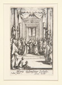 Neitsyen häät, nro. 4 Neitsyen elämästä tekijältä Jacques Callot