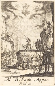 Pyhän Paavalin marttyyrikuolema tekijältä Jacques Callot