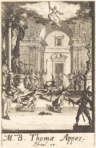 Pyhän Tuomaan marttyyrikuolema tekijältä Jacques Callot