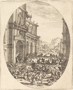 Viattomien verilöyly, n. 1622. tekijältä Jacques Callot