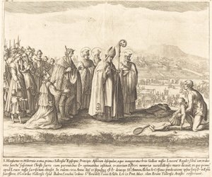 Saint Mansuyn ihme tekijältä Jacques Callot