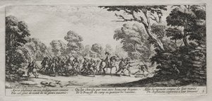 Sodan kurjuudet: Pahantekijöiden pidätys tekijältä Jacques Callot