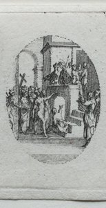 Passion mysteerit: Kristus esiteltiin ihmisille. tekijältä Jacques Callot