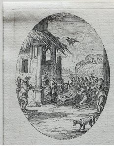 Passion mysteerit: Paimenten palvonta tekijältä Jacques Callot
