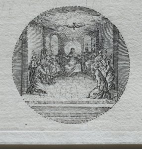 Passion mysteerit: Pyhän Hengen laskeutuminen tekijältä Jacques Callot