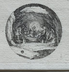 Passion mysteerit: Hautaus. tekijältä Jacques Callot