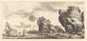 Meritaistelu, luultavasti n. 1630. tekijältä Jacques Callot