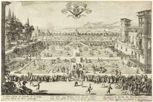 Palace Gardens Nancyssa tekijältä Jacques Callot